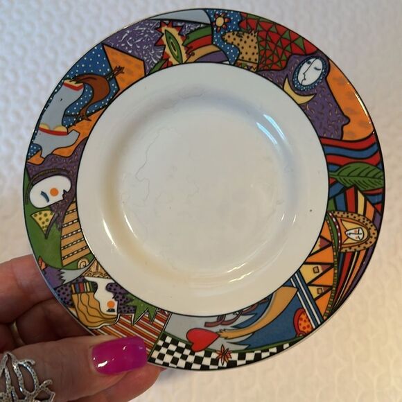 Vintage Vitromaster Metropolitan Espresso Cup & Saucer 1991 Stoneware - Picture 3 of 7